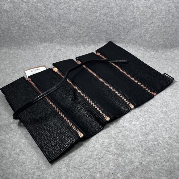 Sephora Beauty Insider Roll It Up PRO Brush Roll 5 Pouch Rose Gold Makeup Case - Picture 2 of 16